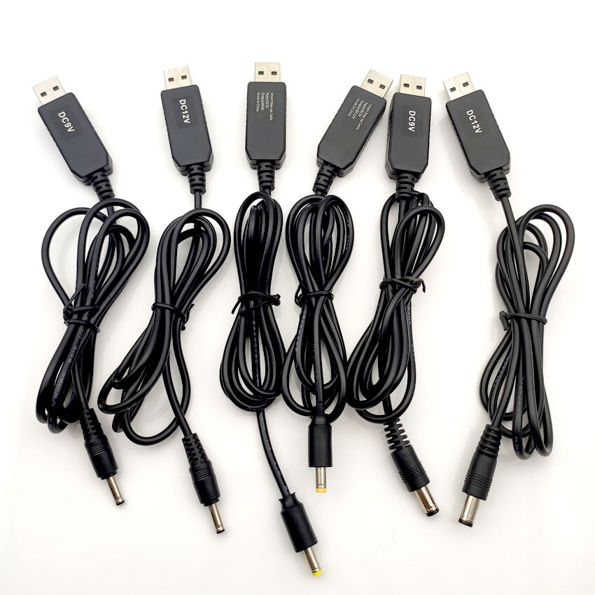USB Booster Lijn 5V 9V 12V Router Power Conversie Lijn Mobiele Stroomvoorziening USB Aansluiting Booster DC Circulaire Gat