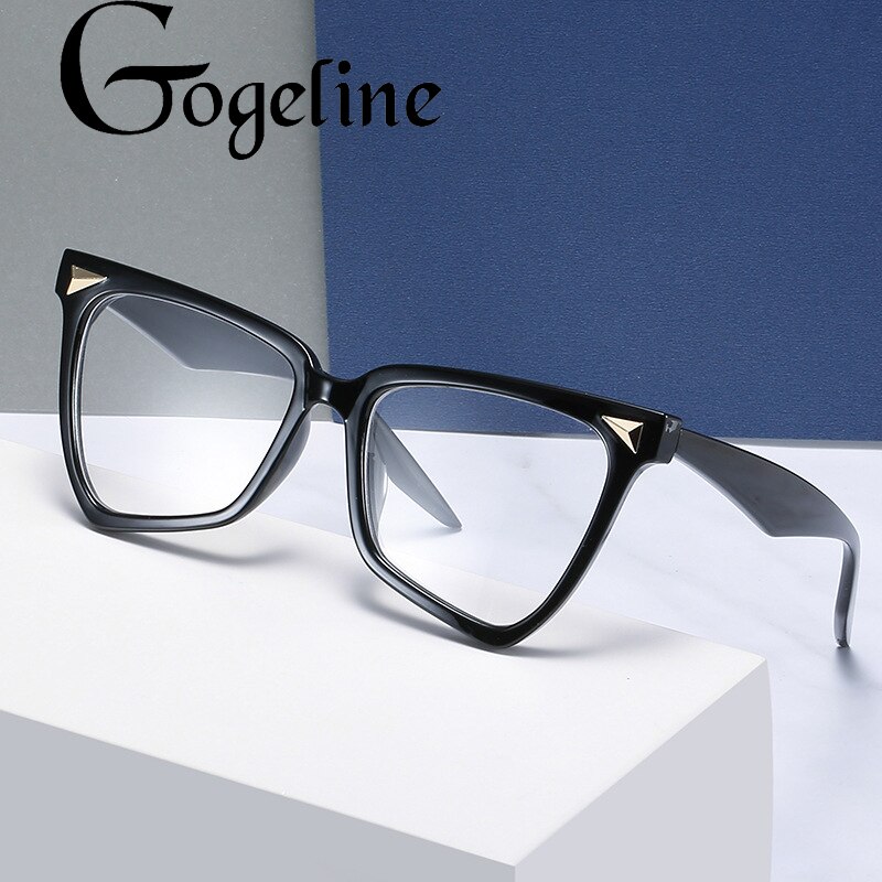 Cat eye brilmontuur, blauw licht blokkerende bril voor dames en heren, bijziendheid, optische bril voor computer, transparant, helder montuur, oculos