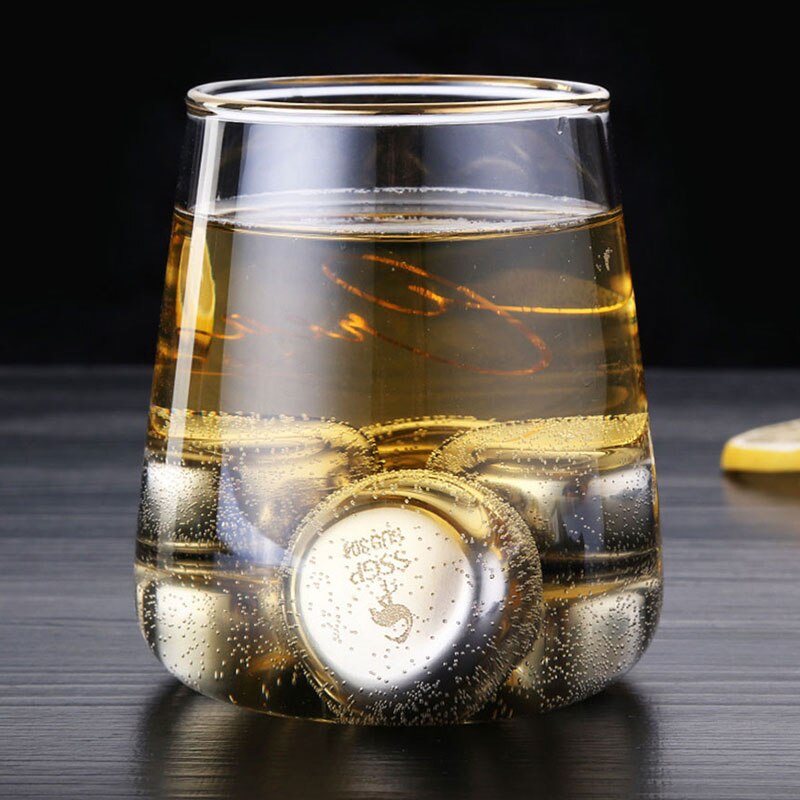 304 Stainless Steel Ice Cubes Metal Quick Frozen Wine Ice Grain Reusable Cold Beer Whiskey Red Wine Cooler Food Safety Ice Cube