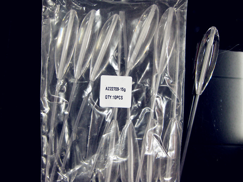 10 Flotteurs Acryliques Bombarda – Pêche En Mer Ou Rivière 3.5g Goutte D'eau