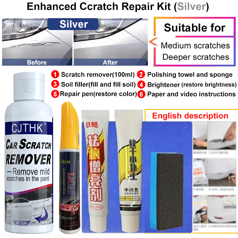 Auto Kras Remover Verf Care Tools Auto Swirl Remover Krassen Reparatie Polijsten Auto Body Slijpen Compound Anti Kras Wax: Oranje