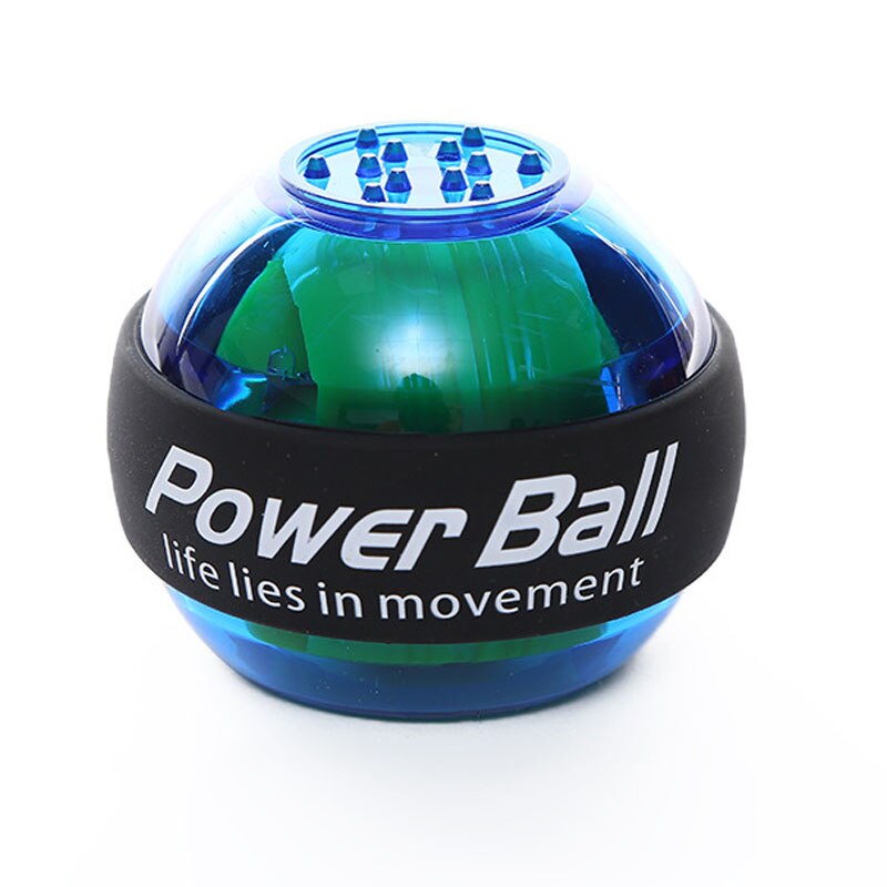 Wrist Ball Trainer Light Gyroscope Strengthener Gyro Power Ball Arm Exerciser Power ball Exercise Machine Gym Fitness Equipment: Blue
