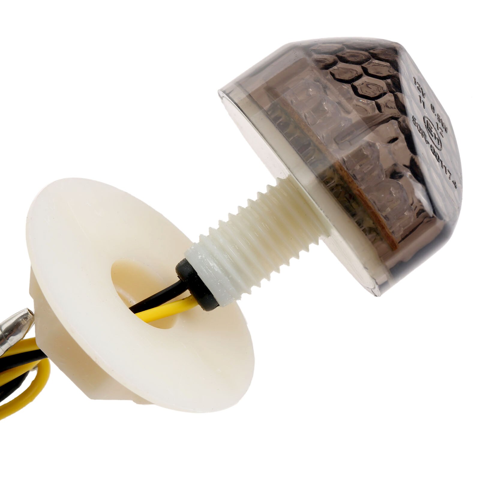 SFONIA 4 stuks mini-richtingaanwijzerlicht 12 V waterdicht universeel voor motorfiets scooter quad cruiser off-road