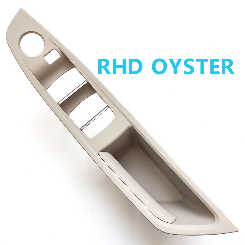 LHD RHD Interior Door Pull Handle Armrest Panel Trim No Mirror Folding Button for BMW 5 Series F10 F11 F18 520 523 525 528 530: RHD Oyster