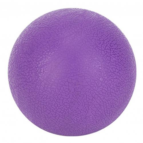 Fitness Round Massage Ball TPE Rubber Yoga Ball Relaxation Self Massage Thoracic Spine Upper Back Neck Scapula Massager: Purple