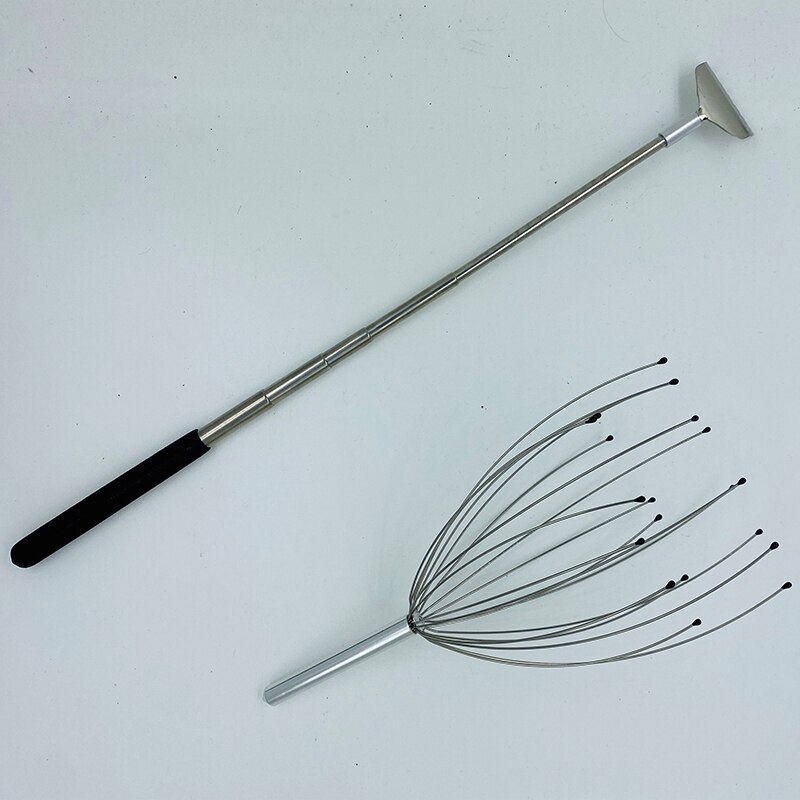 Hoofdmassager handbediende hoofdhuidmassager roestvrij staal