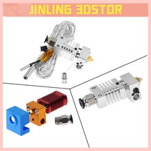 Hotend Extruder Kit Lange Afstand V6 Extrusie 12V/24V 50W J-Head Warmte Breken Keel 1.75 Mm Voor Ender 3 CR10 CR-10S Printer