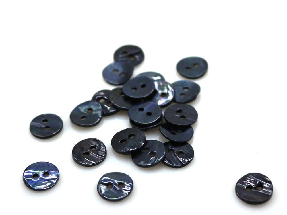 20pcs/lot 11mm/12mm/15mm/22mm natural dyed dark blue real shell button 2 holes button