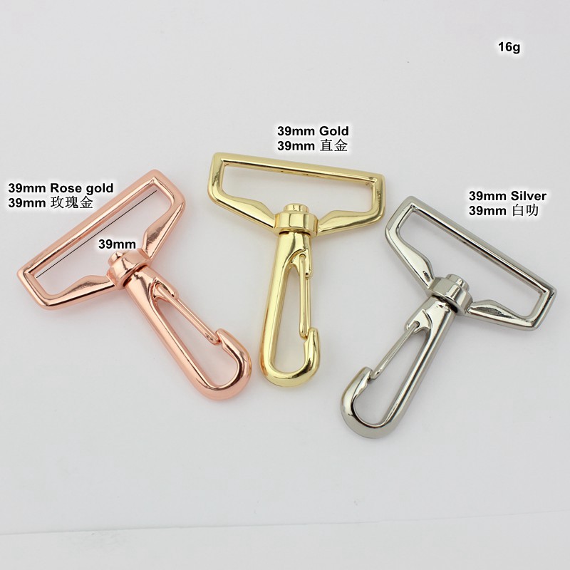 4pcs 20pcs 13mm 39mm Rainbow Swivel Lobster clips attached carabines snap hook metal hardware handbag bags hanger