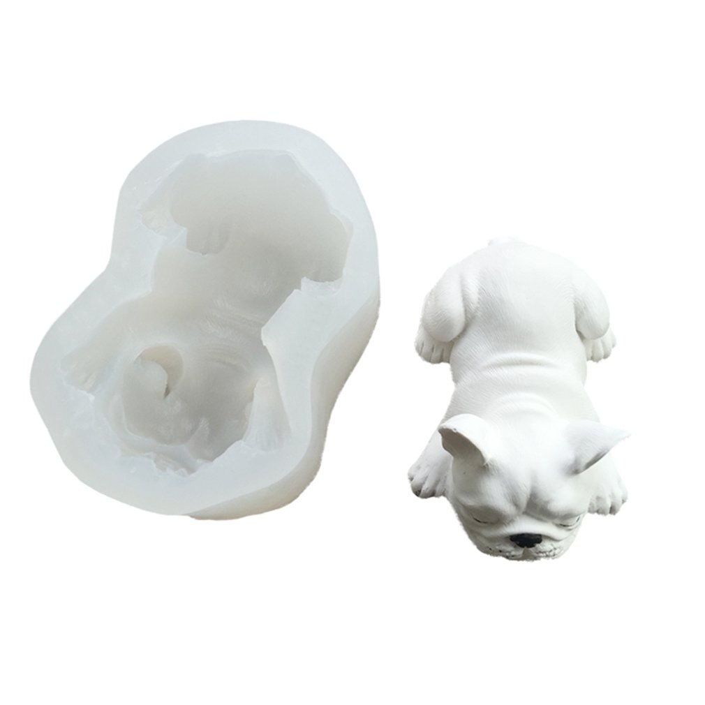 Moule de cuisson chocolat Shar Pei Mousse Silicone moule 3d chien crème glacée Fondant décoration moule de cuisson: as show 6