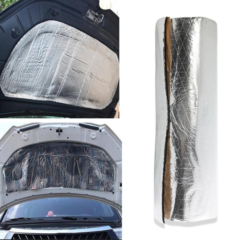 Lámina de espuma antiruido de 200x50cm para aislamiento acústico de coche, accesorios para automóvil de algodón