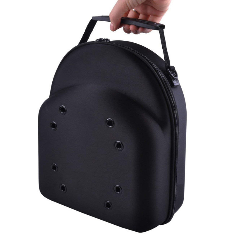 Sac de voyage pour chapeau de Baseball unisexe, étui pour casquette de Baseball, boîte de transport de rangement de Sport de , sacs de transport EVA de couleur unie: Black