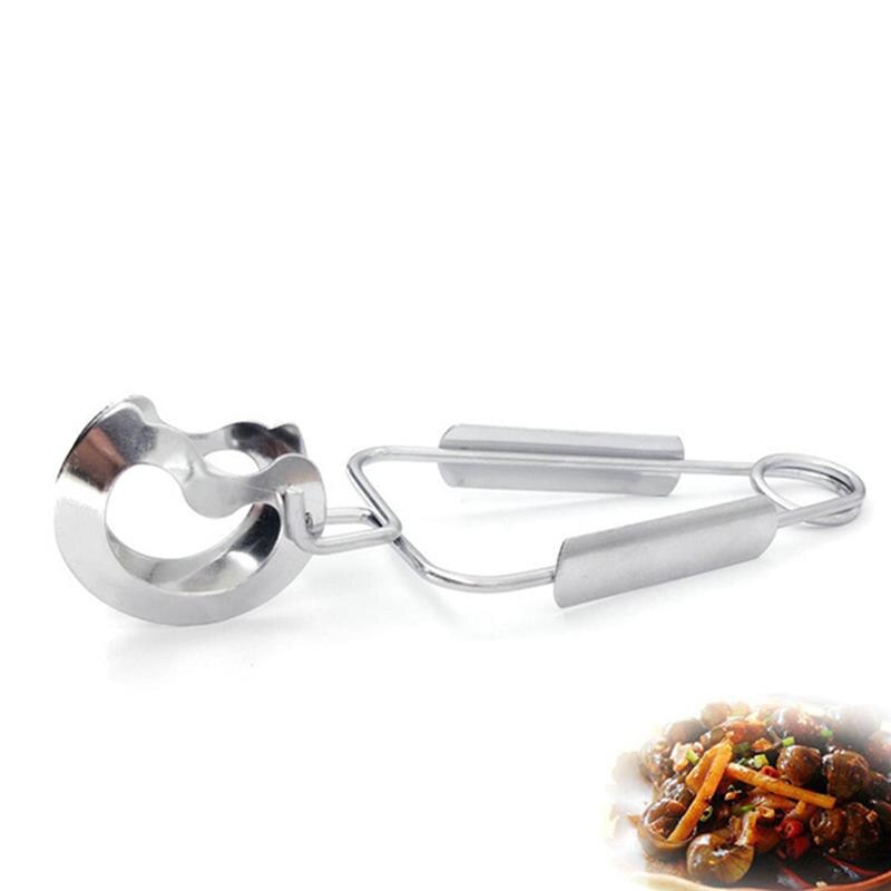 Kapmore 3Stck/einstellen Küche Zange rostfrei Stahl Frühling Lebensmittel Tong Kochen Werkzeug Zubehör Pro Schnecke Küche Werkzeug
