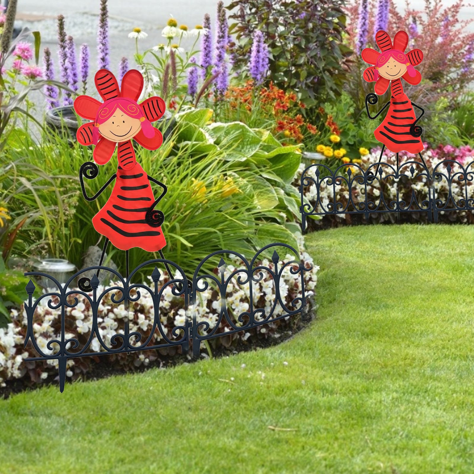 Molino de viento de nubes de colores para chica bailarina, molino de viento de girasol bonito, decoración de paisaje de jardín de casa,