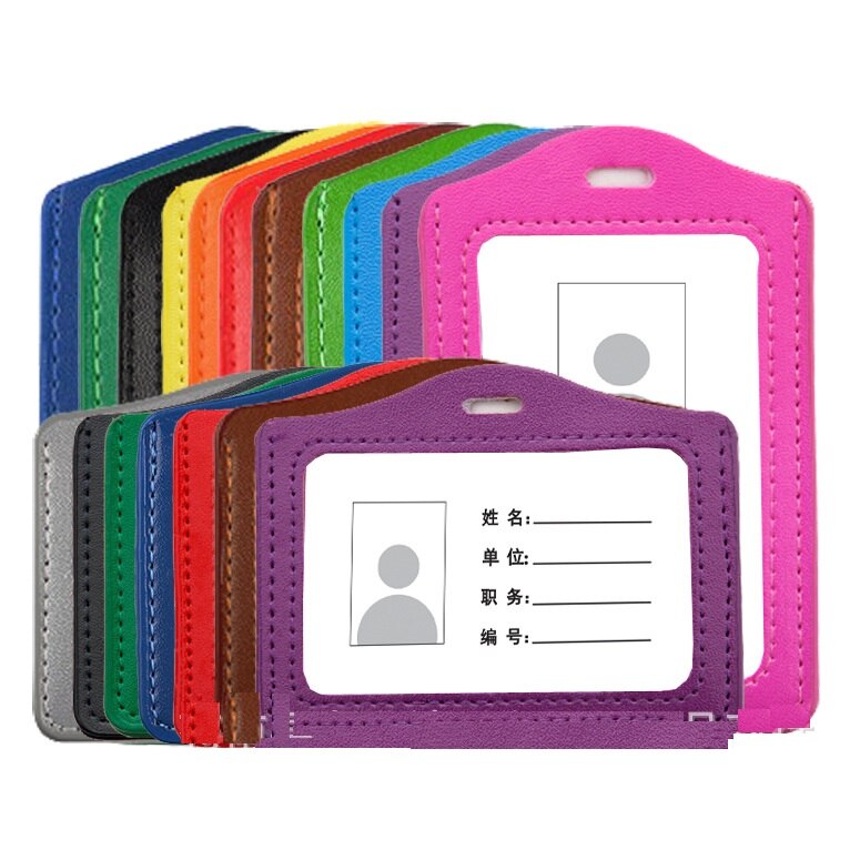 One Pcs ID Card Holder Badge Reel Oyster Security Retractable Photo Identity Pass Badge Students Nurse Holder & Accessories: style 2 pink