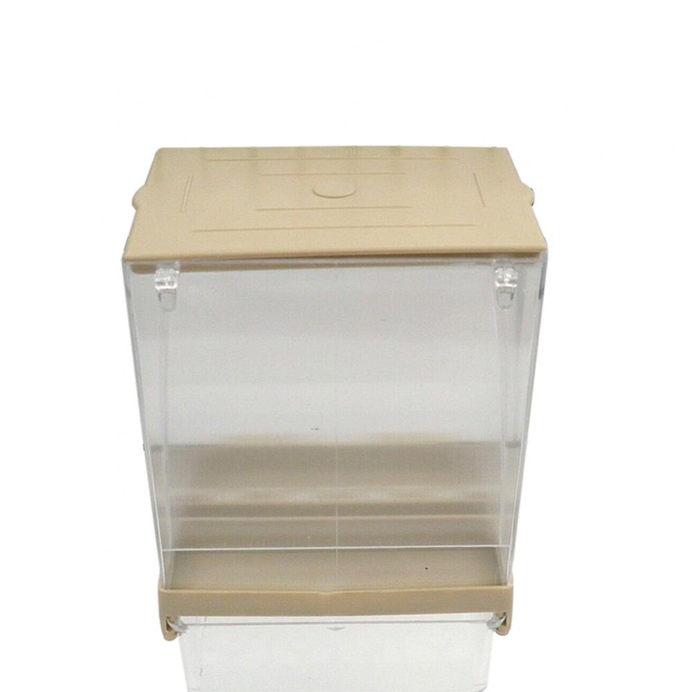 Bird Pet Gravity Feeder Parrot Pigeon Splash Proof Automatic Food Container