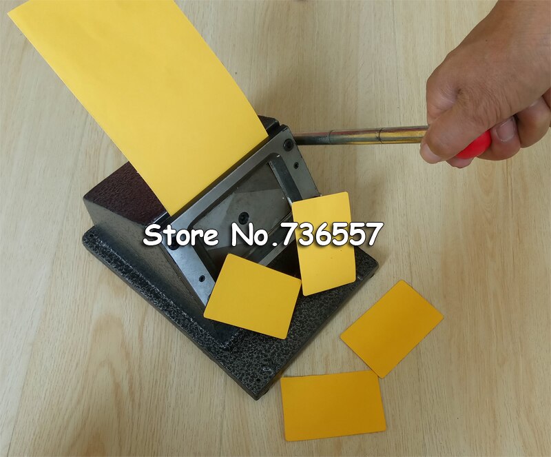 Manual Business Card Cutter 86*54MM Card Cutter Photo Die Cutter Office Electronics Paper Trimmer
