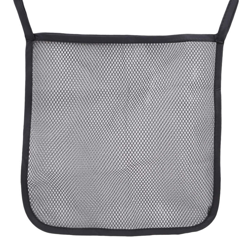 Filet de rangement pratique pour poussette de bébé, filet de rangement pour biberons, couches, pochette suspendue, organisateur, support de sac, poche, accessoires pour poussette de bébé: Côtés noirs