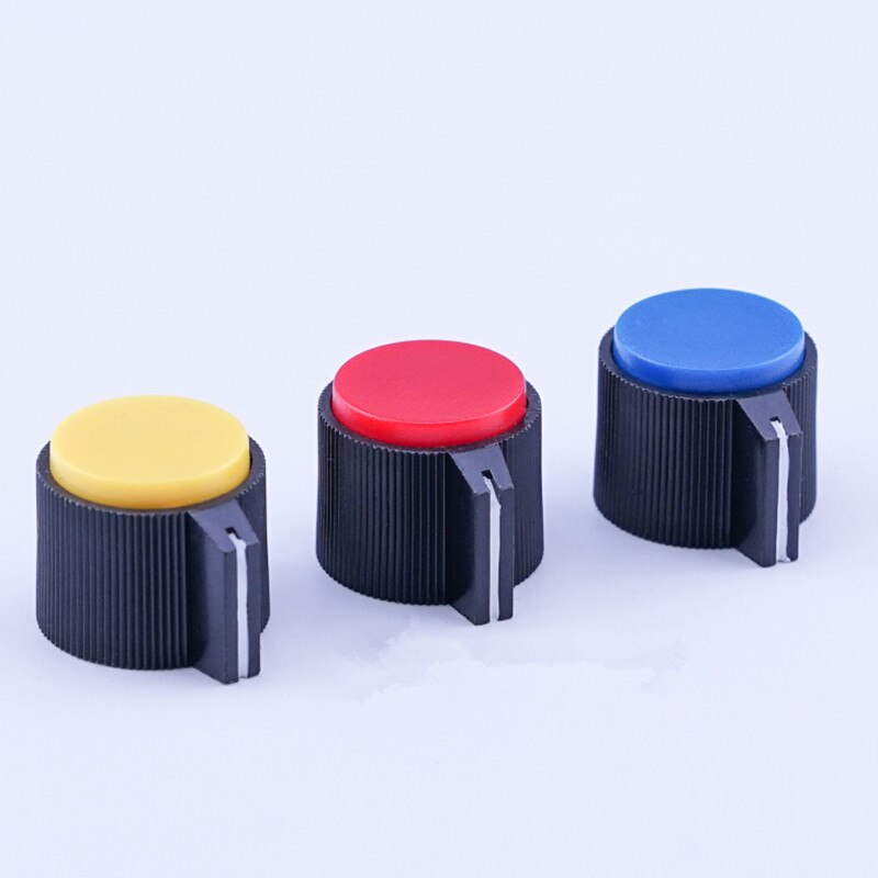 6 Pcs Draaiknop 6 Mm Fit As Insert Diameter 19X16 Mm Encoder Controle Knop