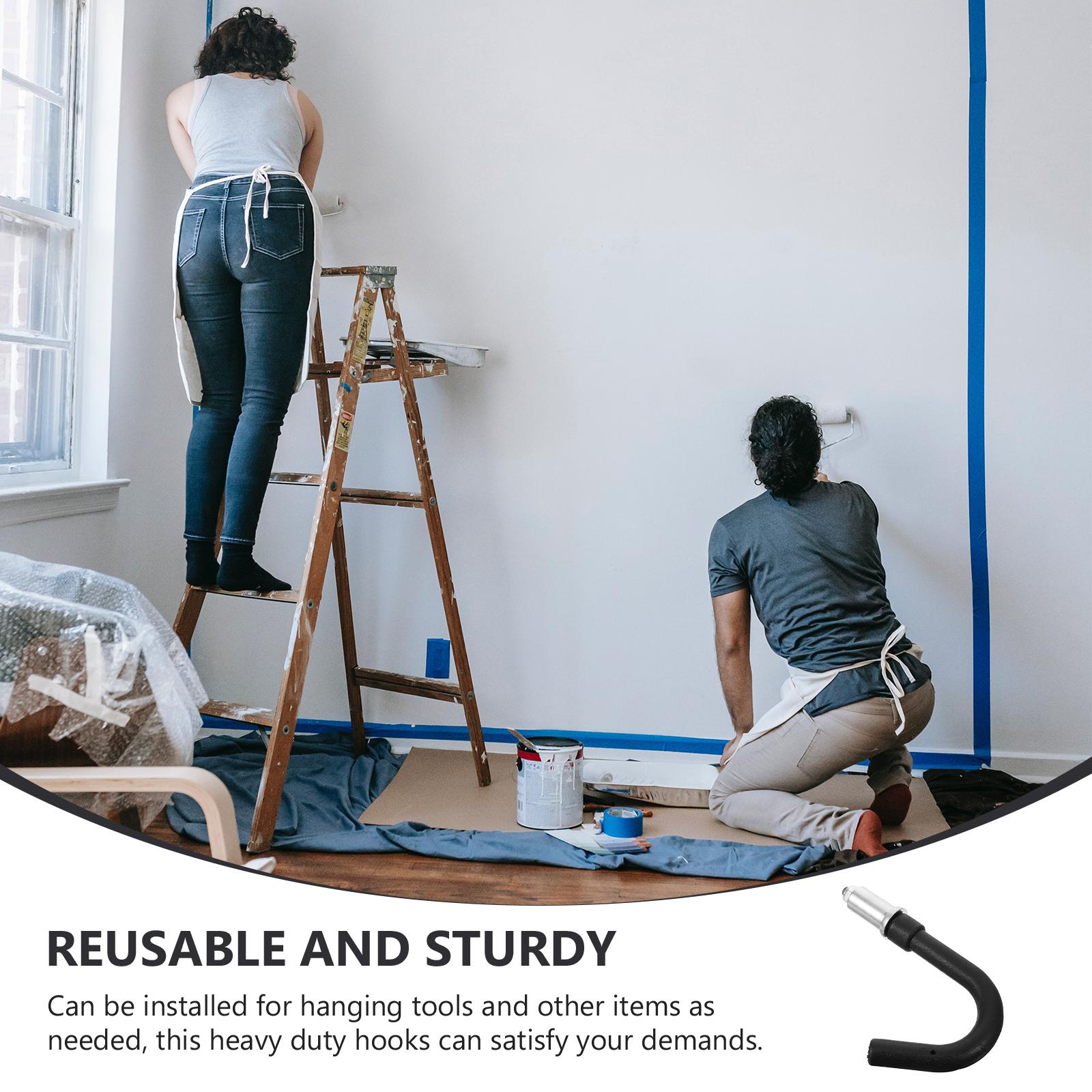 Telescopic Ladder Straight Attic Stair Outdoor Anti-falling Hook Accessories Can Install (straight Hook) Roof Extension Hooks