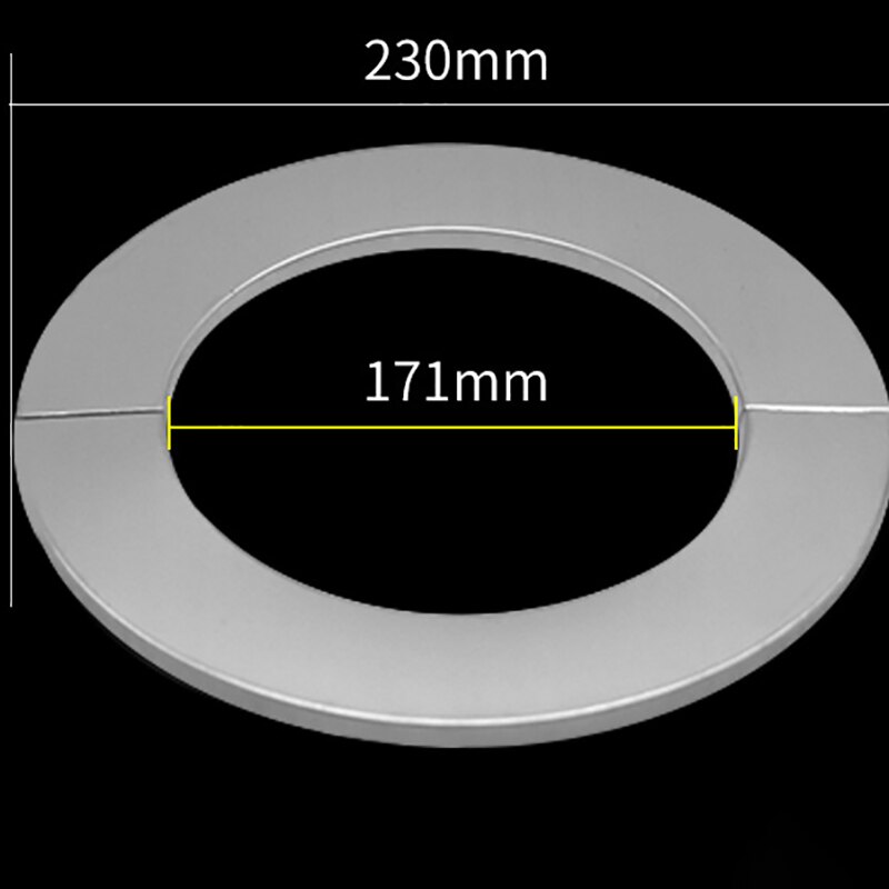 Stainless Steel Water Pipe Faucet Decorative Cover Self-Adhesive Cover Chrome Pipe Wall Covers Faucet Accessories