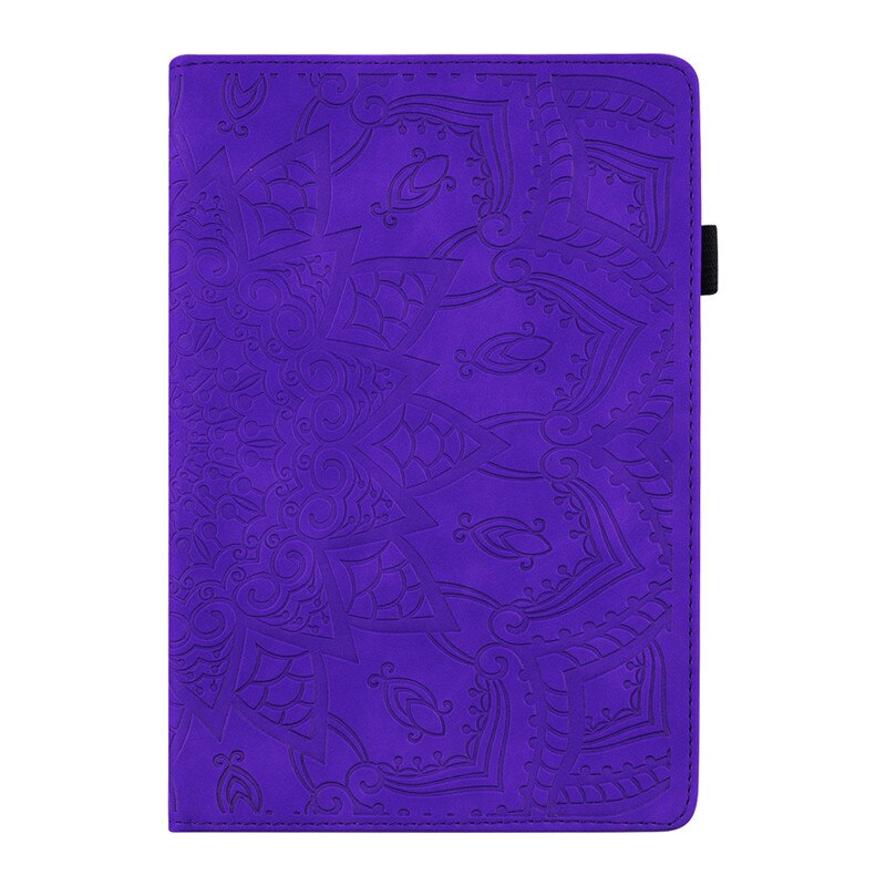 Coque 3D en cuir gaufré pour Xiaomi MiPad 4 Plus / Mi Pad 4 Plus, étui intelligent pour tablette: Purple / For Mi Pad 4 Plus