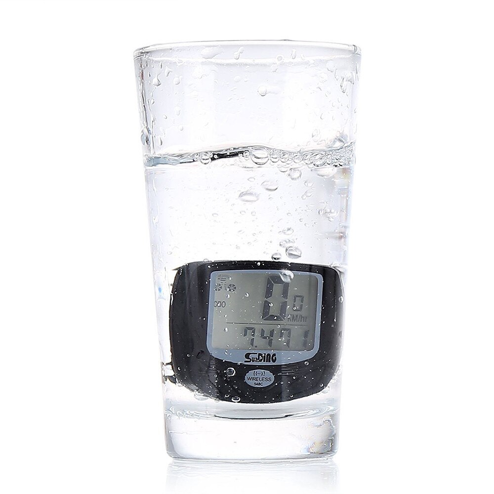 Km Bicycle Reader Wireless Bike Mountain Bike Computer Lcd Practical Speedometer Odometer Waterproof Bicycle Speedometer