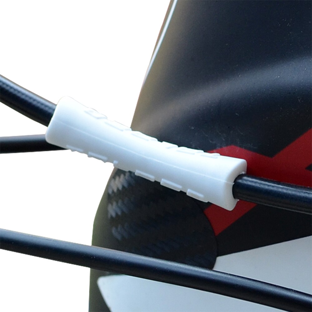 10 stks/partij Fiets Remleiding Pijp Rubber Cover Derailleur Shift Kabel Cap Guard Pijp Covers