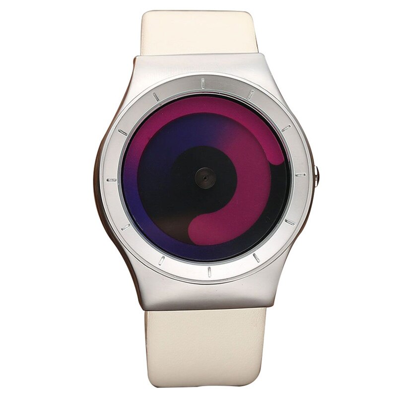 Unieke Draaitafel Minimalistische Creatieve Horloge Novel Stijlvolle Geek Sport Quartz Horloge Voor Mannen Vrouwen Relogio Masculino: QP025