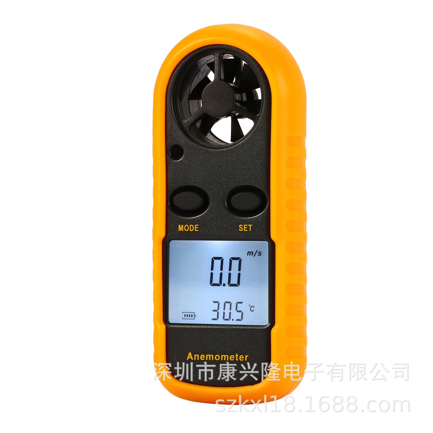 GM816 mini digital anemometer thermometer wind speed air velocity temperature measuring anemometro with backlight cardboard