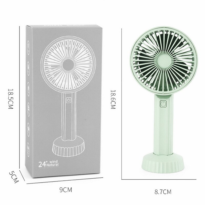 Ventilateur personnel Rechargeable portatif d'usb de ventilateur tenu dans la main avec 3 vitesses réglables