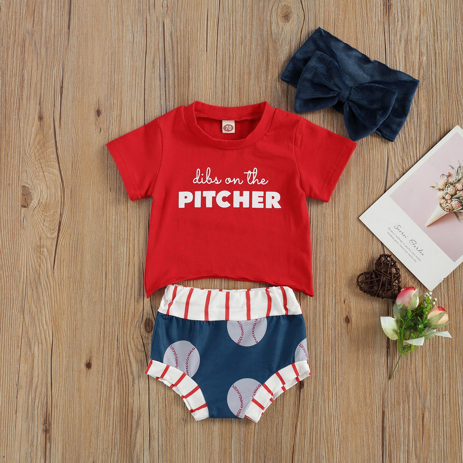 Ensemble de vêtements pour bébés filles et garçons, 3 pièces, pour la saint-valentin, motif en T à manches courtes/Short en peau de serpent