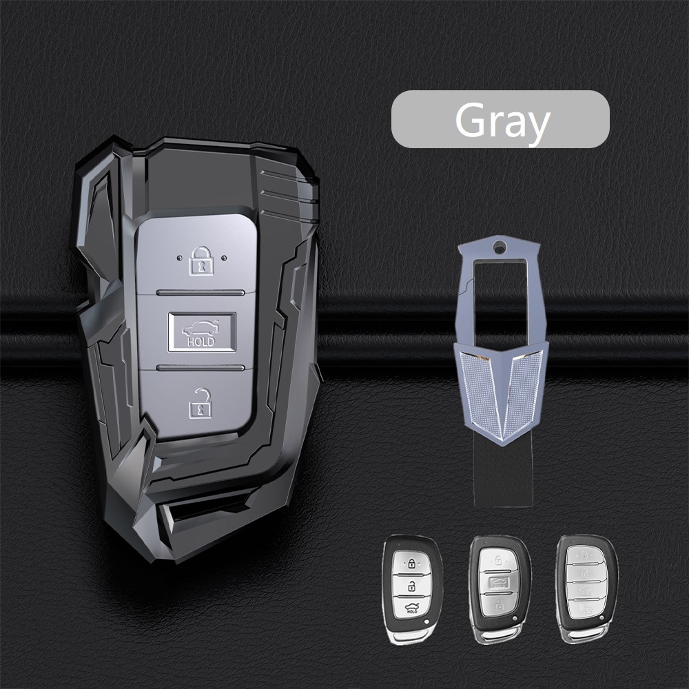 Zinc Alloy Car Remote Key Case Key cover For Hyundai i10 i20 i30 HB20 IX25 IX35 IX45 TUCSON Car Accessories