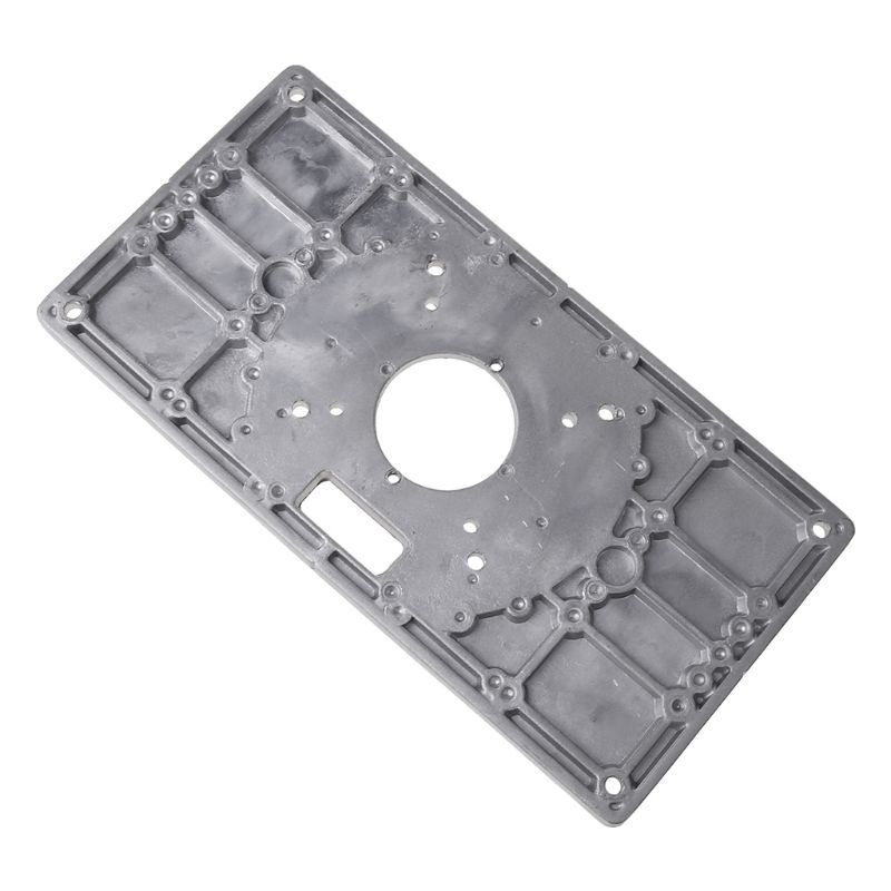 700C Aluminum Router Table Insert Plate + 4 Rings Screws For Woodworking Benches