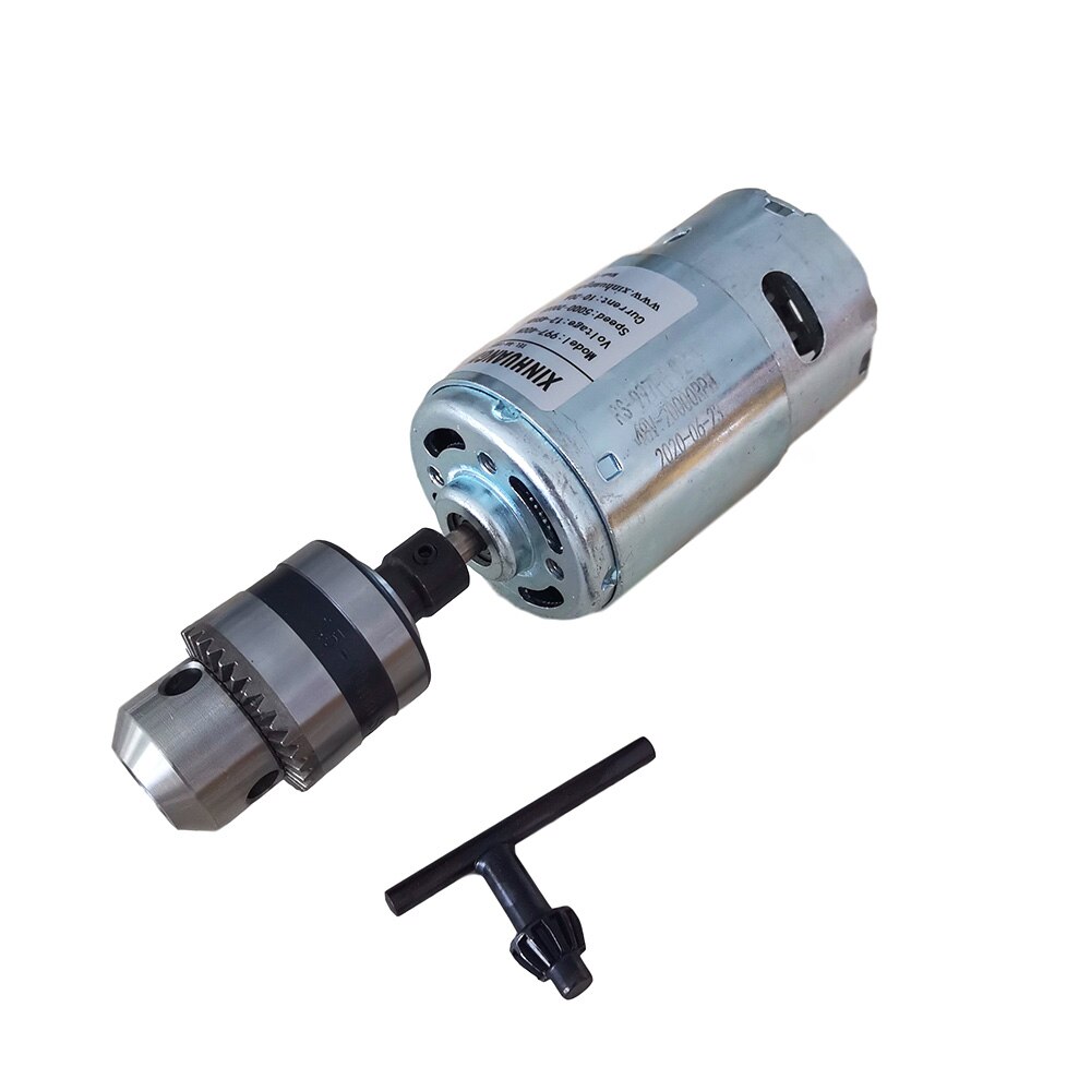 997 Powerful DC Motor Input Voltage DC12-48V High Speed Motor Silent Ball Bearing Motor 997 High Speed 5000~20000RPM: B12Spindle