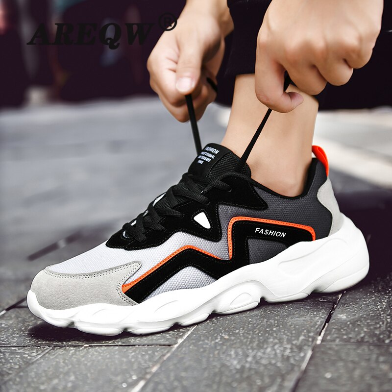 Mannen Casual Schoenen Schoenen Smart Casual Van Mannen Man Sneaker Schoenen Smart Casual Heren Sneakers Tennis Lopen Zwarte Comfortabele