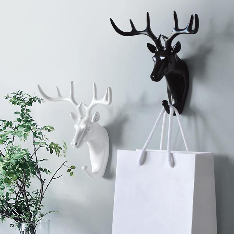 Ganchos con forma de Animal para colgar en la pared ganchos de pared con forma de Animal, de rinoceronte, caballo, jirafa, elefante, para sombrero, gancho, soporte para decoración del hogar