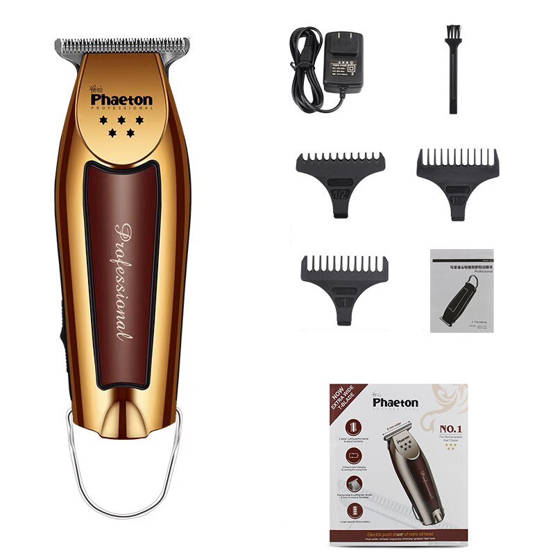 100-240V Professionele Tondeuse Professionele Tondeuse Baard Trimmer Mannen Haar Snijder Kapper Kapsel Machine modellering: gold