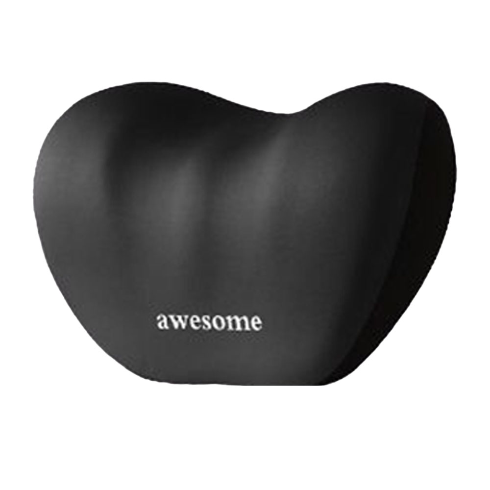 Update Car Lumbar Support Pillow Auto Neck Pillow Waist Support Removable Washable Backrest Universal Vehicle Cushion: black