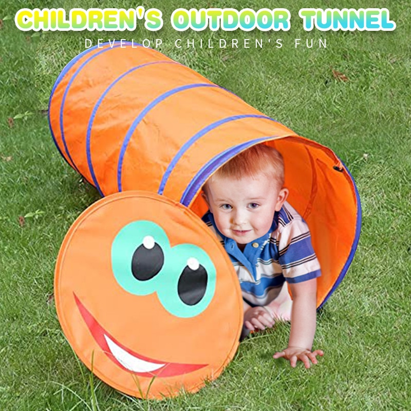 Baby Crawl Tunnel Indoor Outdoor Kinderen Spelen Tent Kinderen Tent Dier Rups Kruipen Baby Tunnel Speelgoed