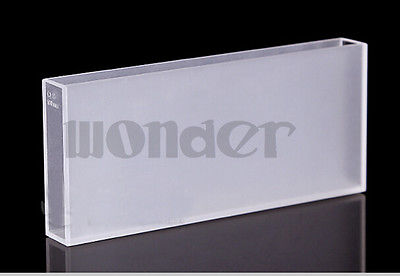 100mm JGS1 Quartz Cuvette Cell With PTFE Lid For Uv Spectrophotometers