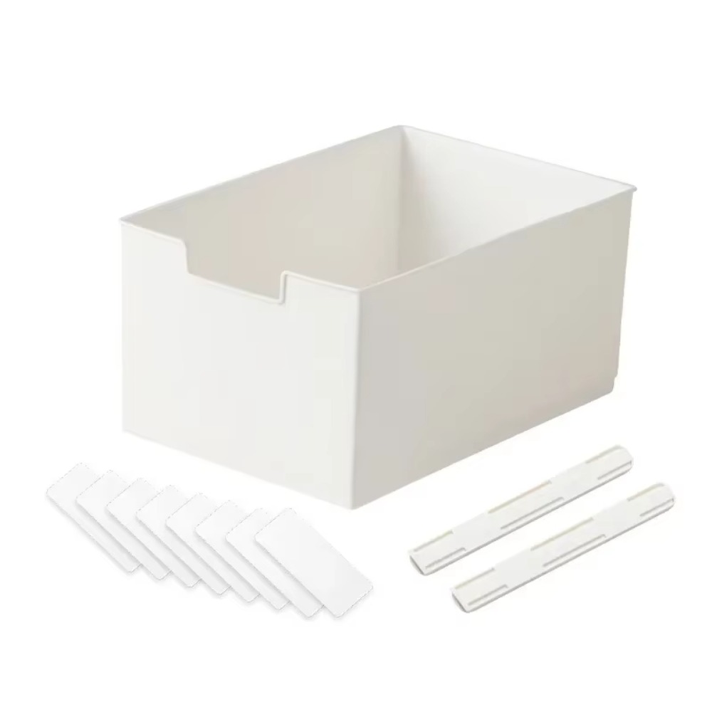 Portable Pull Out Cabinet Drawer Organizer Slide Out Space Saving Storage Shelves Plastic Storage Rack: BROWN