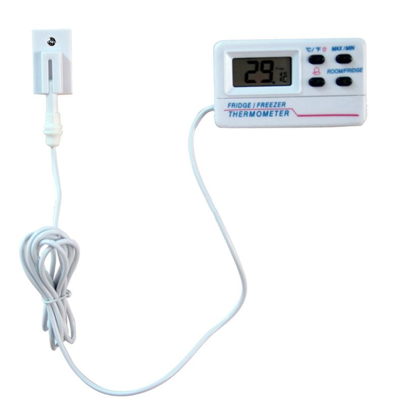 -50 °c~ 70 °c for lcd digitalt køleskab, fryser temperatur termometer alarm