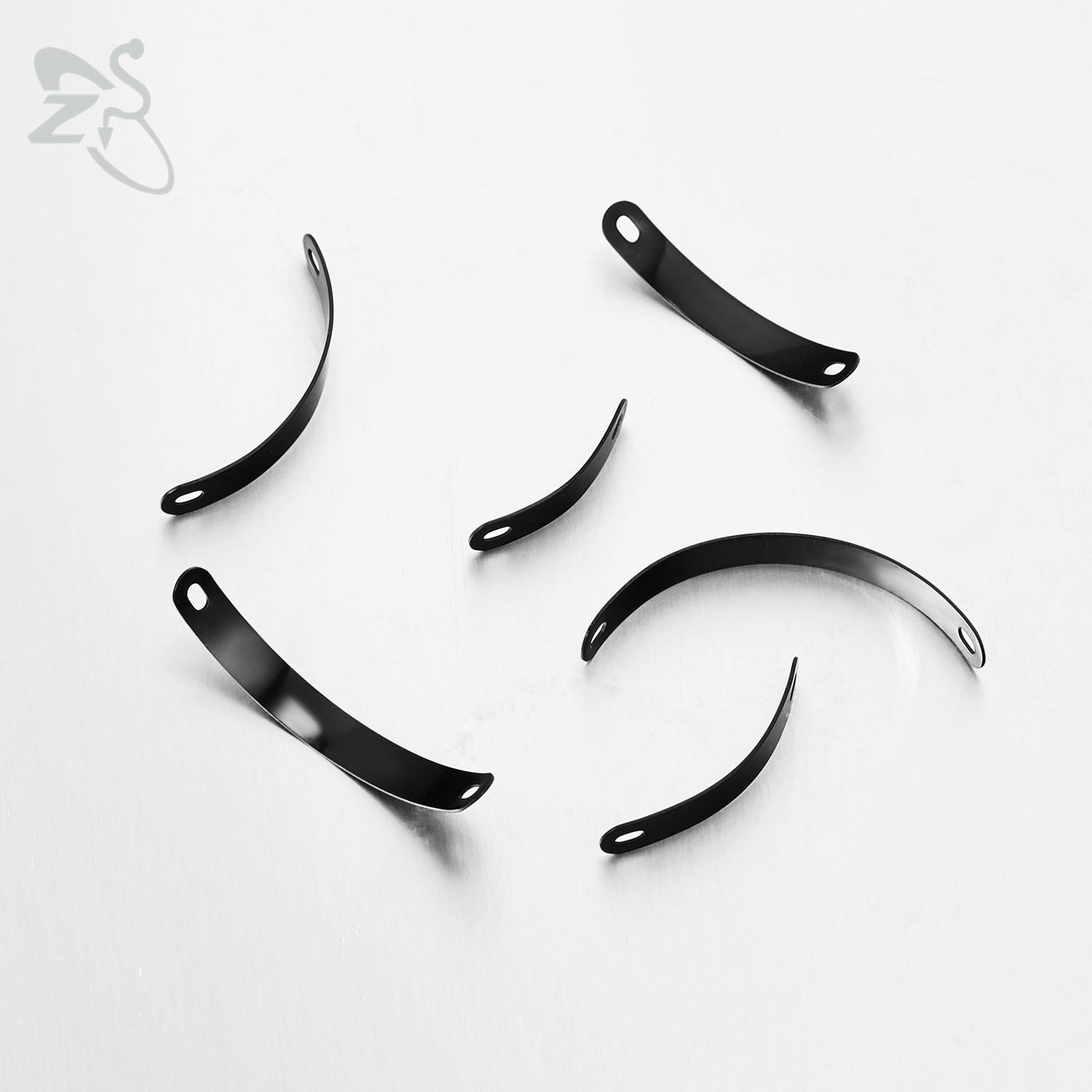 ZS-Piercing en Acier Inoxydable pour Homme et Femme, Bijoux de Corps, Ajustable, Pont de Narine, Punk, 24/30/35/40/45/50mm, 1 Ensemble