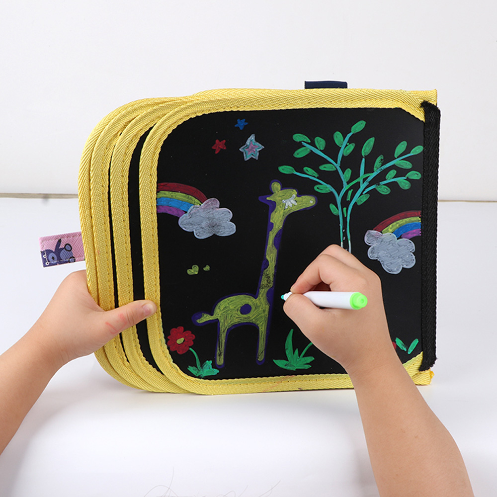 12 färger dammfria raderbara flytande krita markörer färgpennor för barn barn ritning målning födelsedag christma