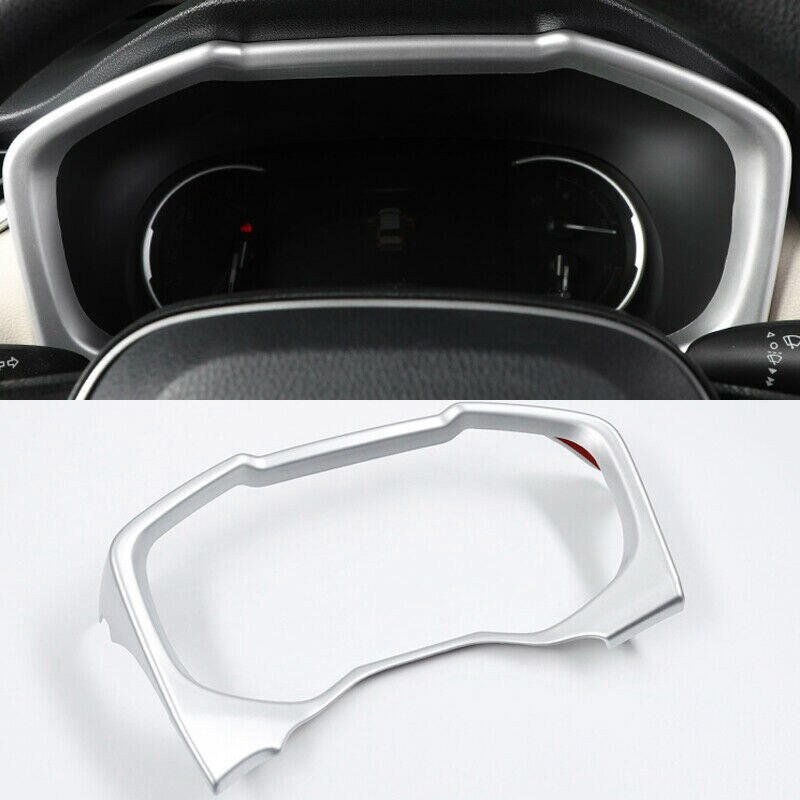 ABS Silver Dashboard Decorative Frame Trim Dash Panel Frame Trim Cover for Toyota RAV4 ( Left Rudder)