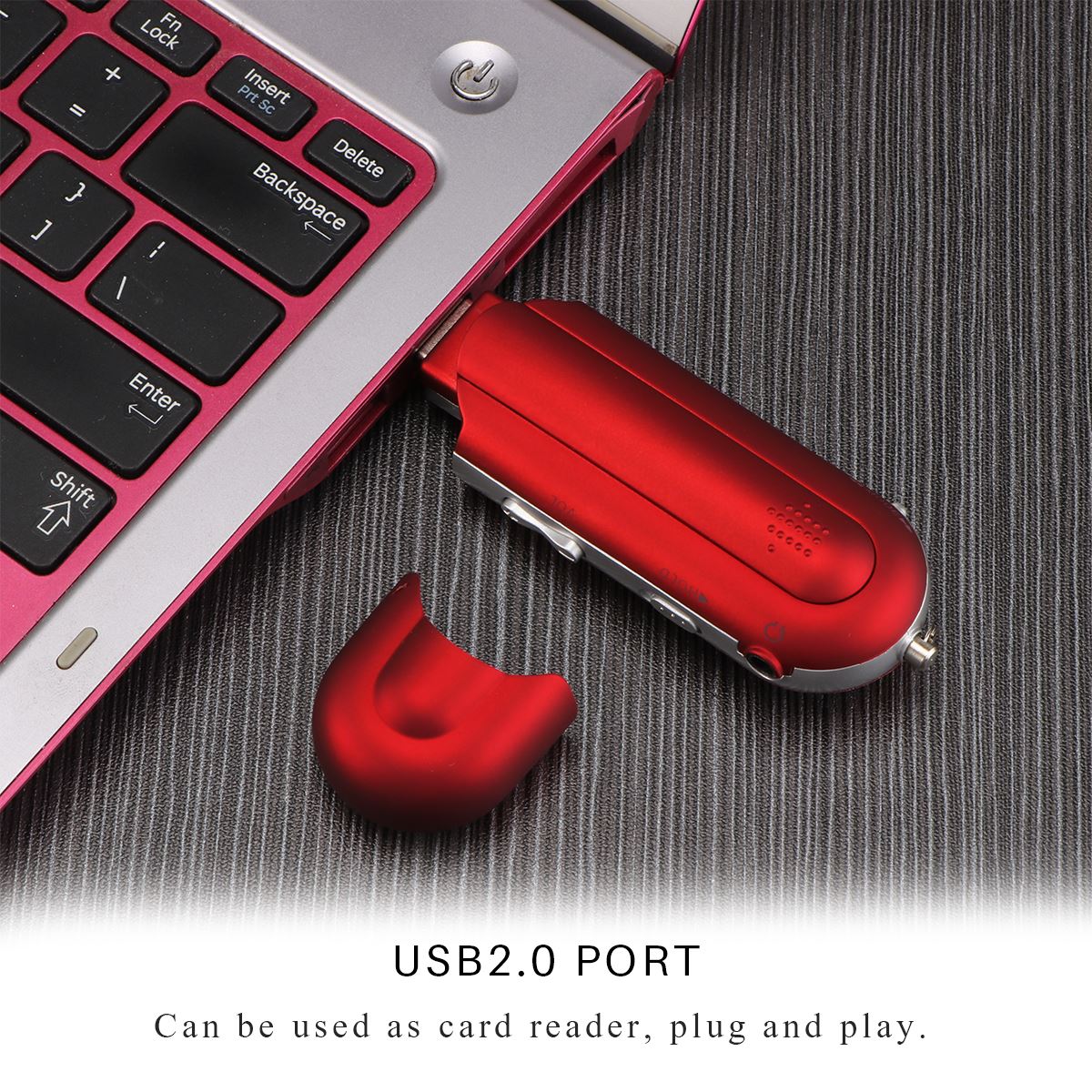 Mini Portable USB Digital MP3 Player FM Radio hear music Sleek And MP3 Player Support 32GB TF Card card & FM Radio