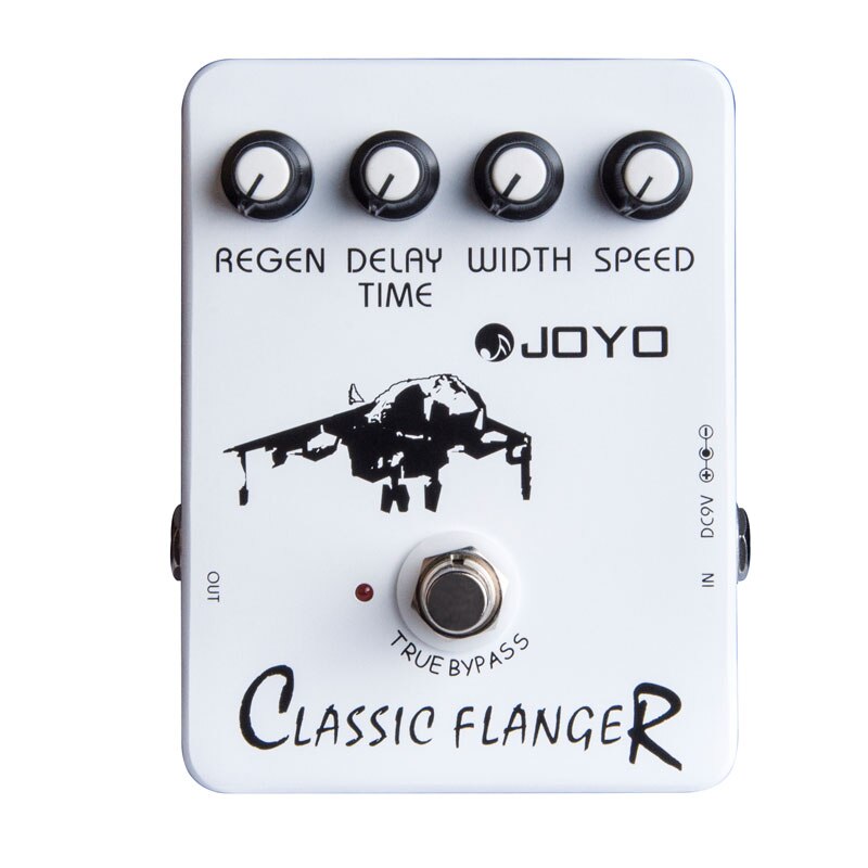 Joyo JF-07 Classic Flanger Pedaal Effect Trillende Vibrato & Chorus Gitaar Pedaal Effect Voor Elektrische Gitaar Metallic Flanger