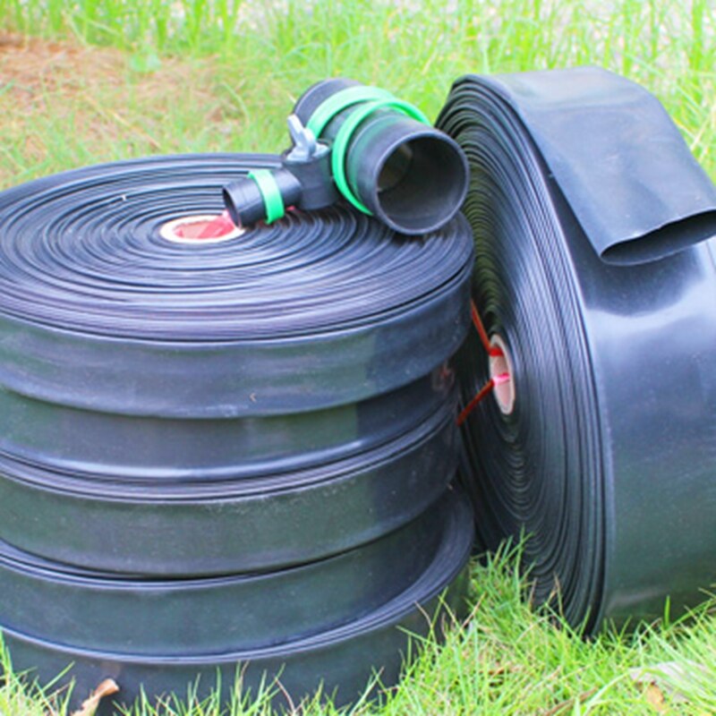 50/100/200 Meters Roll Watering System Flat Drip Line Garden Soft Drip Tape Irrigation Kit N45/1&#39;&#39; 3 Hole Hose