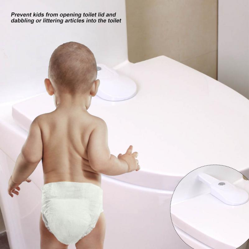 Baby Child kids safety lock Toddler Kids Toilet Seat Lid Locks Security Straps Home Protection Safety Tools Bathroom Accessories